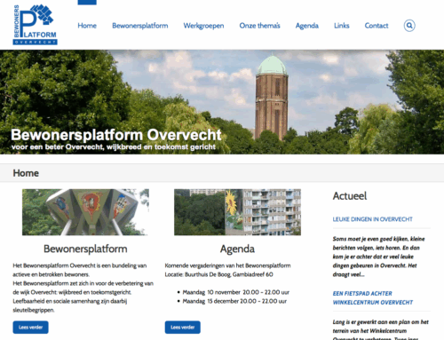 Redesign Bewonersplatform Overvecht