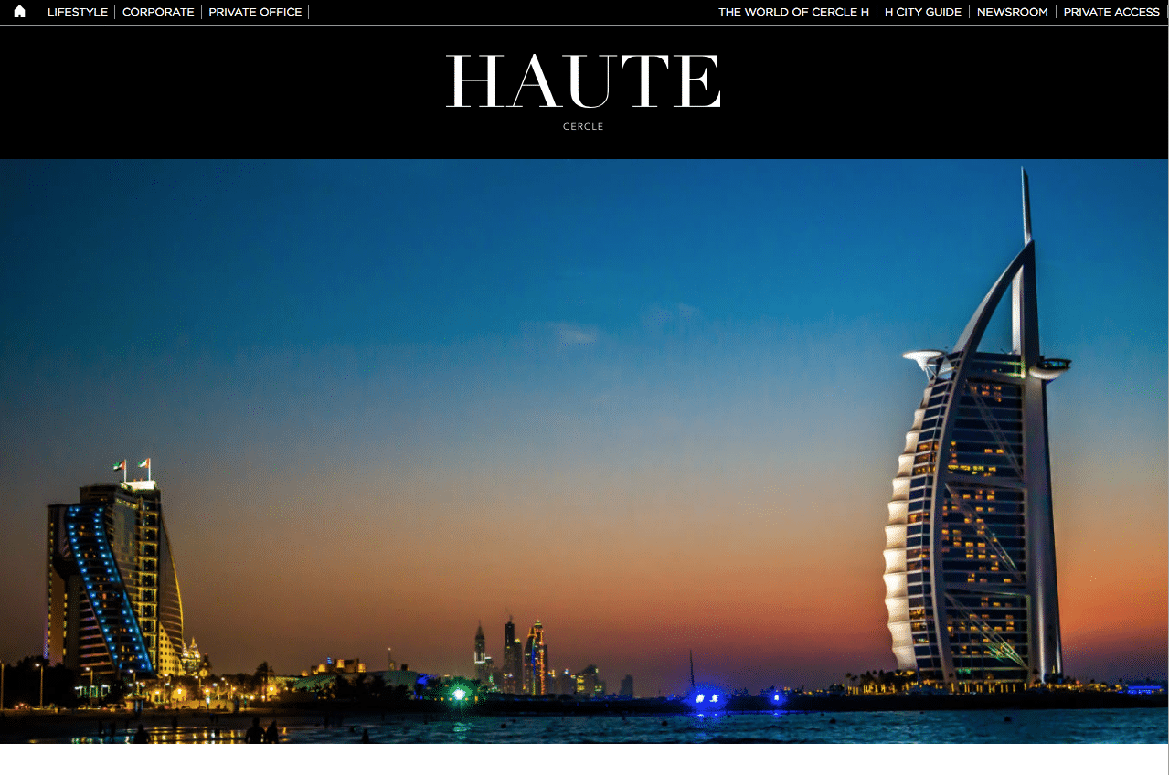 Cercle Haute website